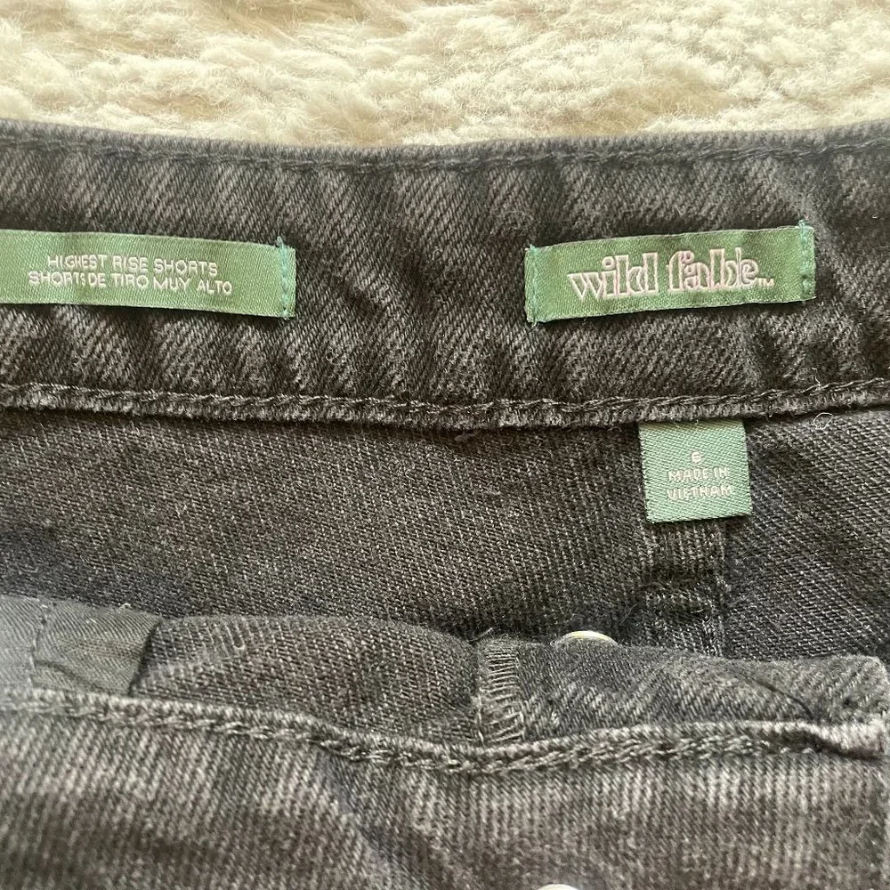 Wild Fable High Rise Jean Shorts - Picture 3 of 3